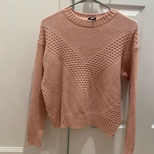 light pink sweater